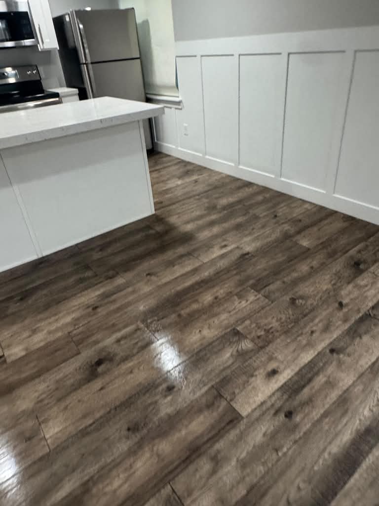 Guest-ready living space after Airbnb turnover